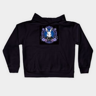 White Rabbit In A Suit Kids Hoodie